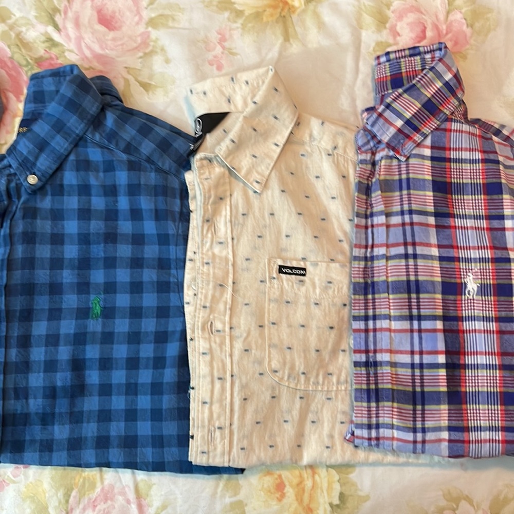 Polo Ralph Lauren Boys Shirts 10/12 lot - Picture 3 of 3